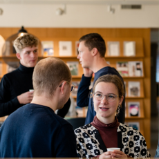 Studenten van de PThU in de gezamenlijke ruimte