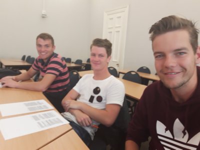Gerco, Geert en Gerrit studeren een semester in Stellenbosch, Zuid-Afrika.