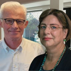 Bestuursvoorzitter Kees Boele en rector Martha Frederiks