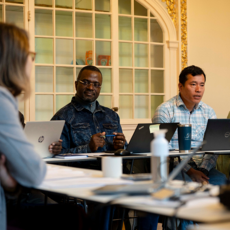 Studenten bij de PThU tijdens college