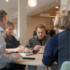Studenten van de PThU in de gezamenlijke ruimte